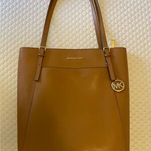 Michael Kors leather Tote Bag with Gold Accents